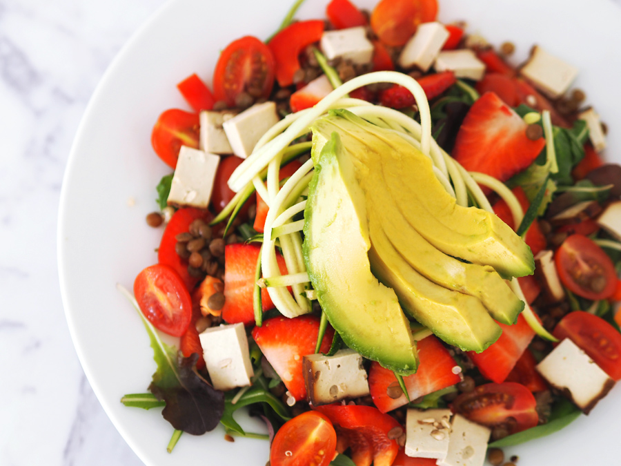 vegan protein salad