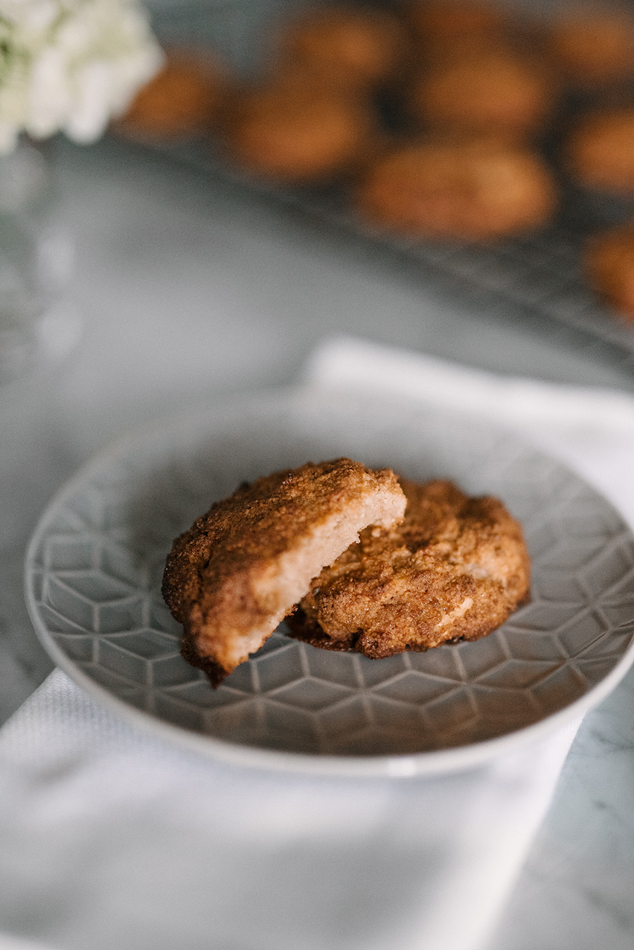 healthy vegan and gluten free banana cookies dessert recipe simple