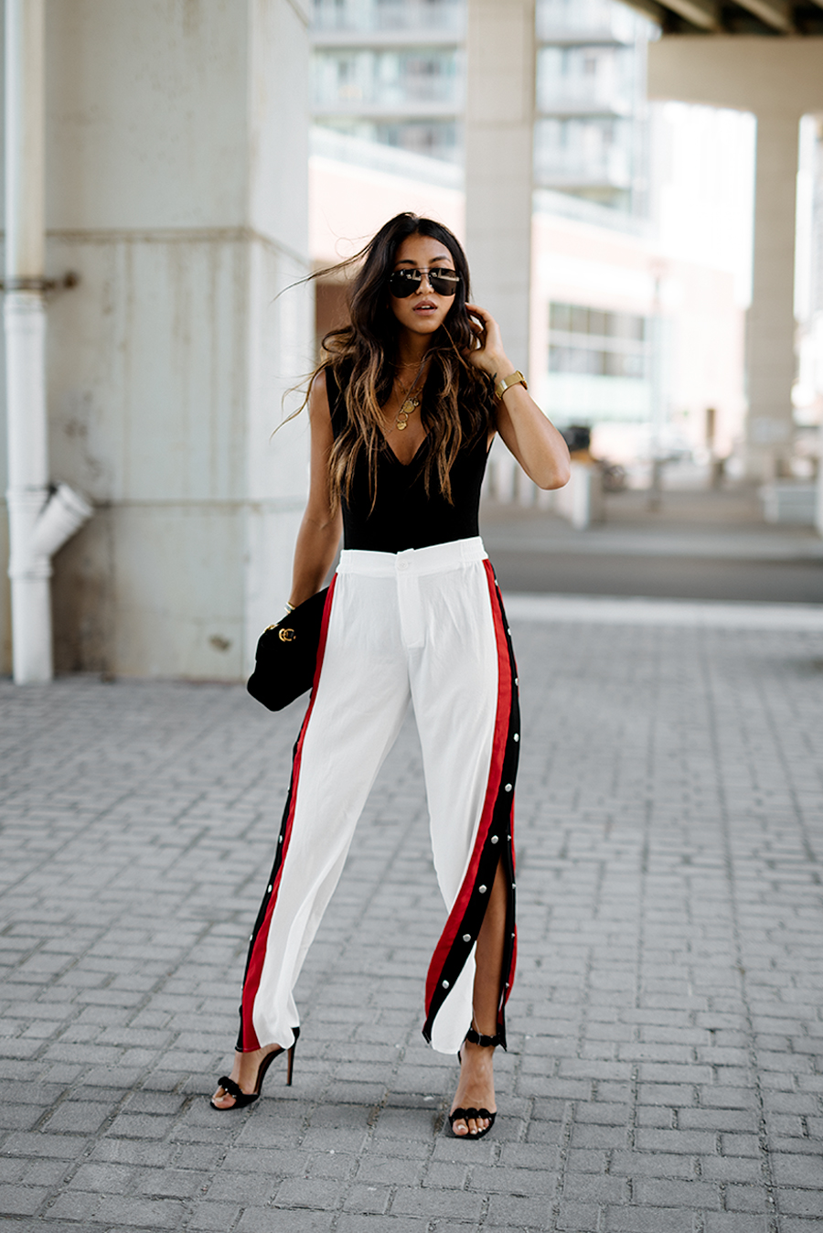 tearaway pant trend alaia heels white black red gucci bag style inspiration trend focus blog blogger fashion kayla seah streetstyle not your standard